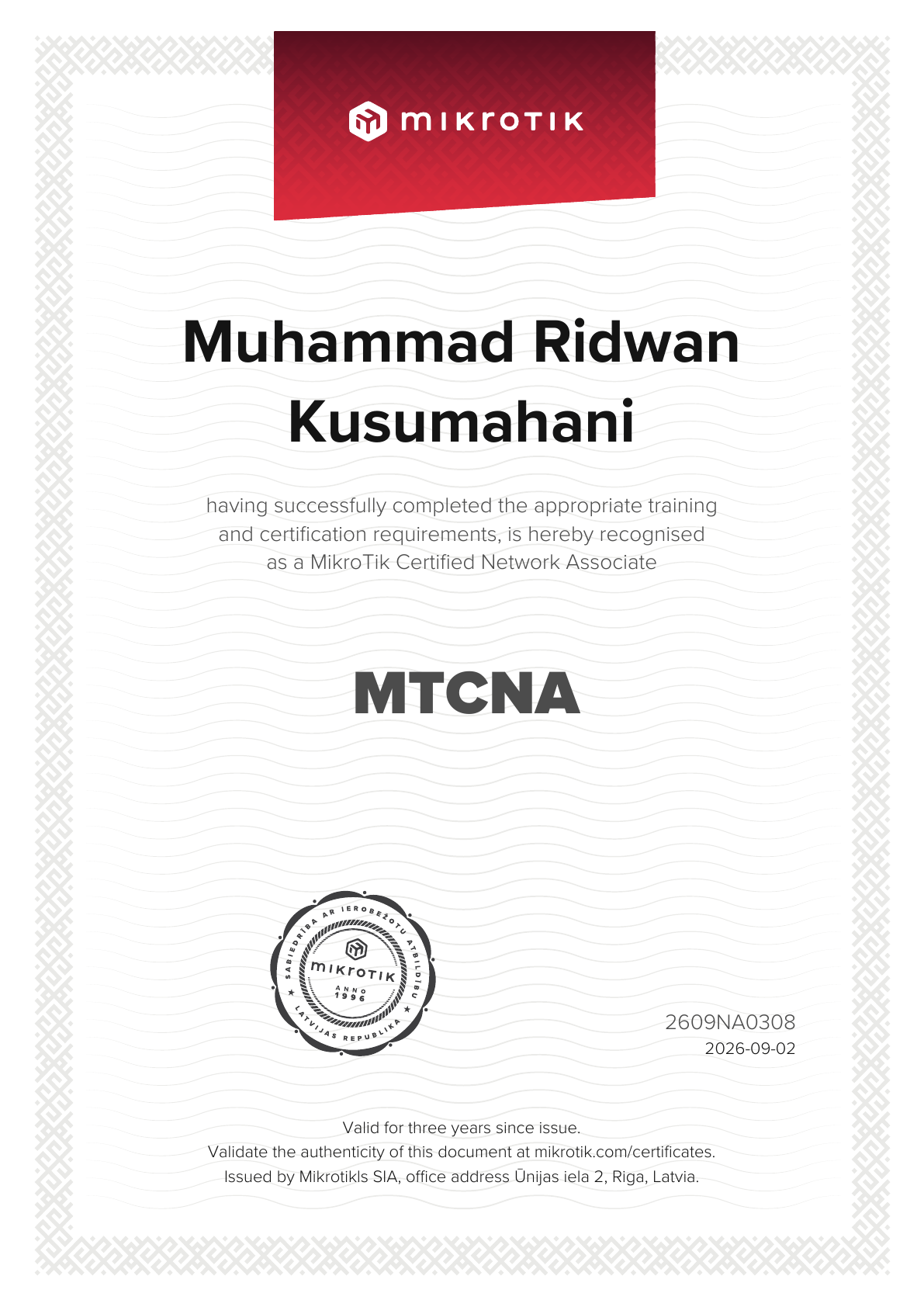 MTCNA