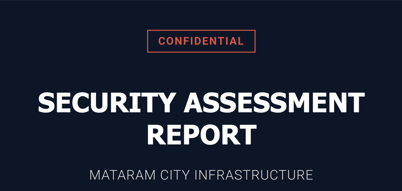 Mataram City Infrastructure Security Assessment