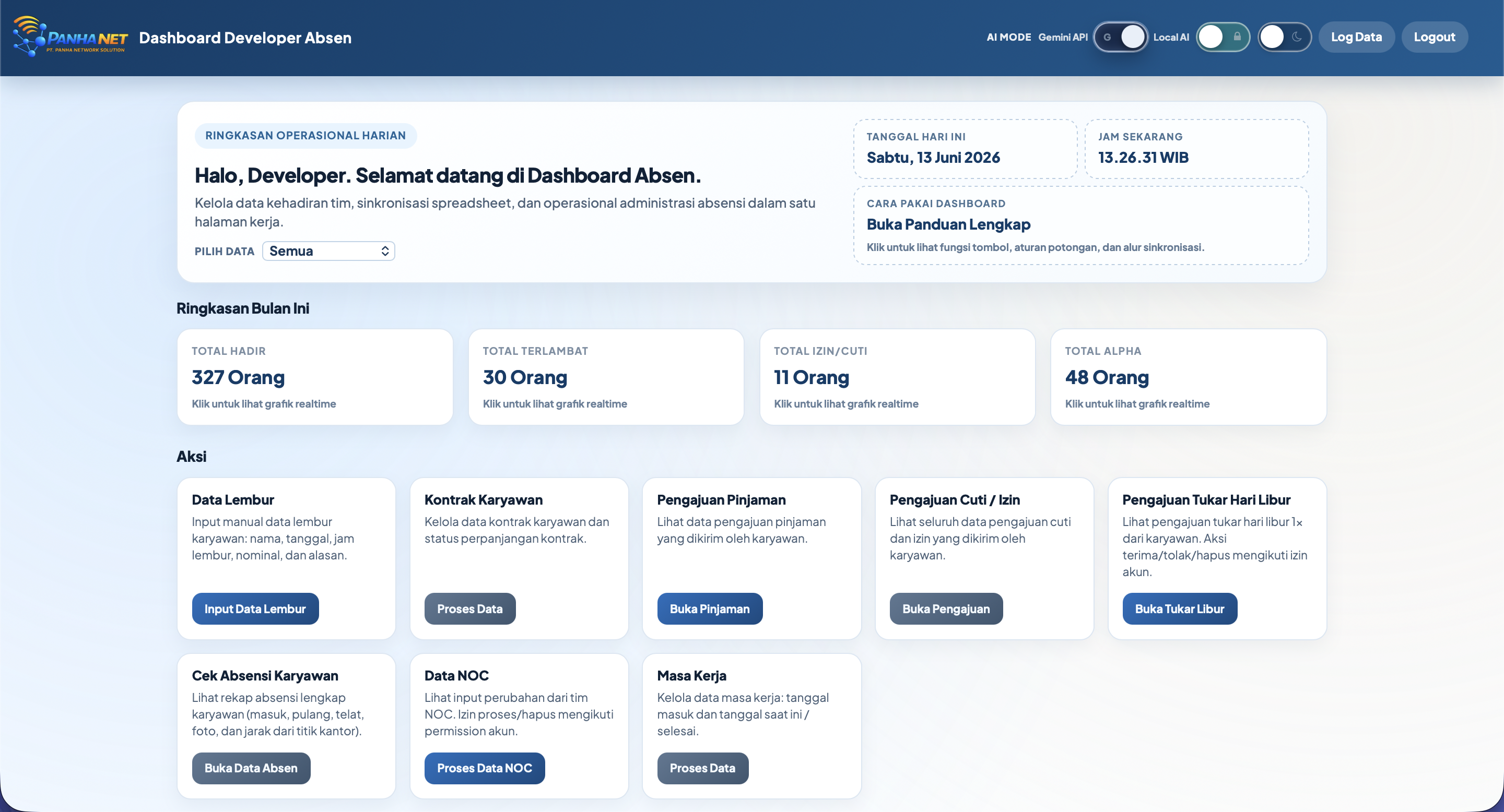 Absen Dashboard